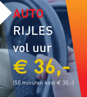 Autorijlessen bij Rijschool van der Heide: &euro;36 voor een vollledig uur!